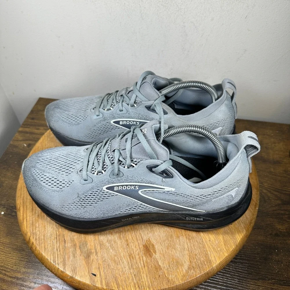 Brooks Glycerin 22 Mens Running Shoes Grey Black 1104451D078 Size 10 Medium D